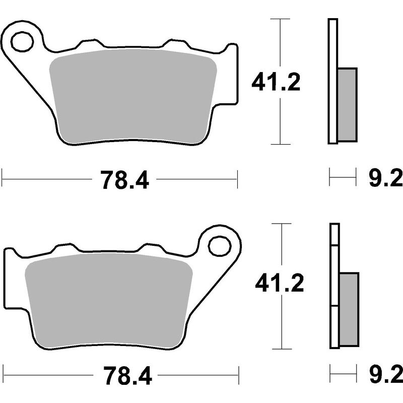 Plaquettes de Frein Arrière Brembo Métal Fritté pour Aprilia Tuareg 660 (21-25) - 07BB02SP Plaquettes de Frein Arrière Brembo Métal Fritté pour Aprilia Tuareg 660 (21-25) - 07BB02SP