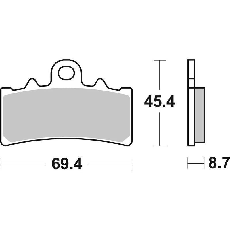 Plaquettes de Frein avant Brembo Route Métal Fritté pour BMW G 310 R (16-25) - 07GR18.SA Plaquettes de Frein avant Brembo Route Métal Fritté pour BMW G 310 R (16-25) - 07GR18.SA
