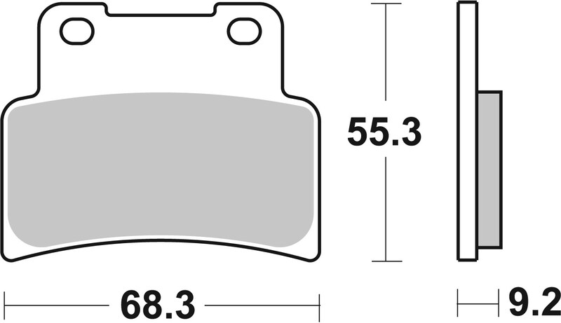 Plaquettes de Frein avant Brembo Route Métal Fritté pour Yamaha YZF-R125 (14-23) - 07GR77.SA