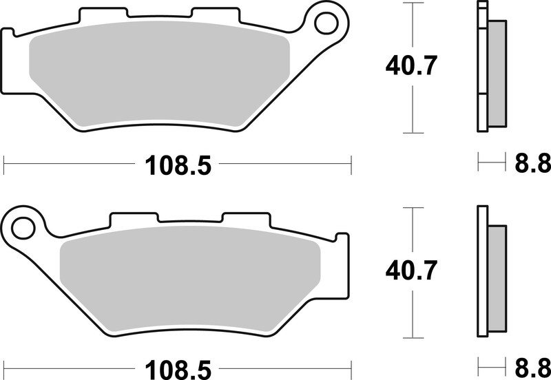 Plaquettes de Frein avant Brembo Route Métal Fritté pour Benelli Imperiale 400 (19-25) - 07KS07.SA