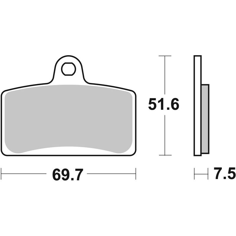 Plaquettes de Frein avant Brembo Route Métal Fritté pour Aprilia Tuono 125 (17-19) et (23-24) - 07GR72.SA Plaquettes de Frein avant Brembo Route Métal Fritté pour Aprilia Tuono 125 (17-19) et (23-24) - 07GR72.SA