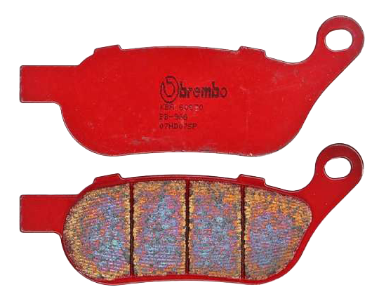 Plaquettes de Frein Arrière Brembo Métal Fritté pour Harley Davidson FXDF 1584 Dyna FAT BOB (08-11) - 07HD07SP