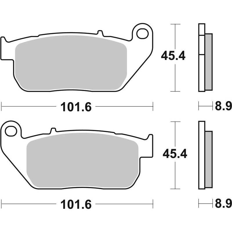 Plaquettes de Frein avant Brembo Route Métal Fritté pour HD XL 1200 C Custom (04-13) - 07HD13.SA Plaquettes de Frein avant Brembo Route Métal Fritté pour HD XL 1200 C Custom (04-13) - 07HD13.SA