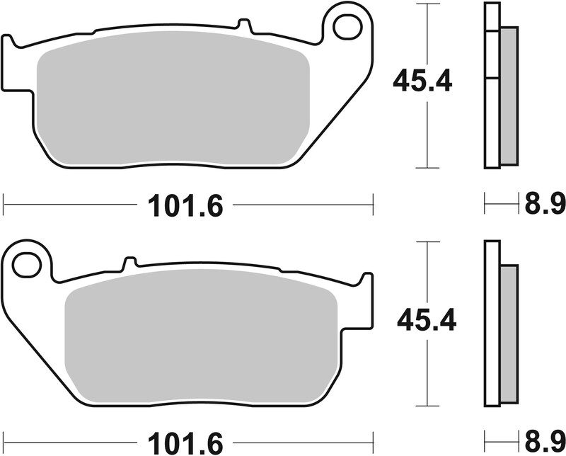 Plaquettes de Frein avant Brembo Route Métal Fritté pour HD XL 883 L LOW (06-10) - 07HD13.SA