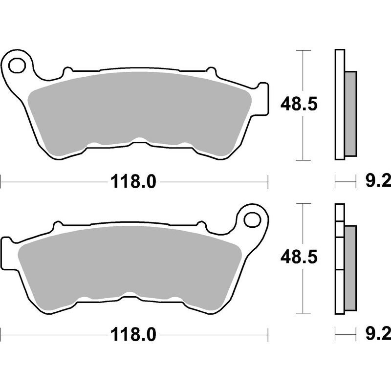 Plaquettes de Frein avant Brembo Route Métal Fritté pour HD XL 1200 (14-15) - 07HD22.SA Plaquettes de Frein avant Brembo Route Métal Fritté pour HD XL 1200 (14-15) - 07HD22.SA