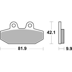 Plaquettes de Frein Arrière Brembo Métal Fritté pour Harley Davidson FAT BOB 114 (2020) - 07HD23SP
