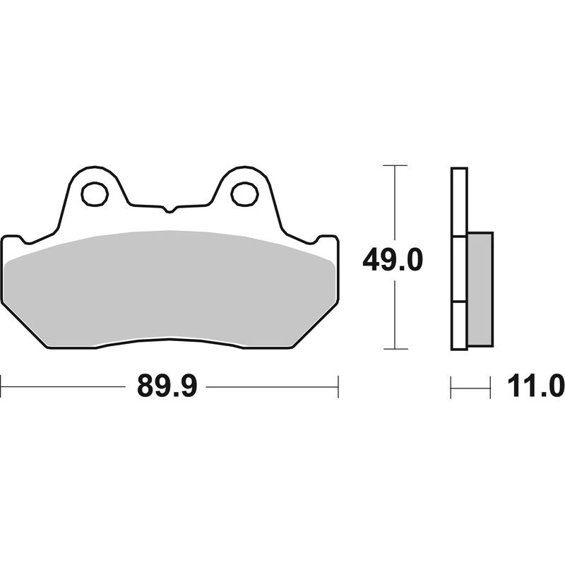 Plaquettes de Frein avant Brembo Route Métal Fritté pour Honda VF 750 C Shadow (1993) - 07HO10.SA Plaquettes de Frein avant Brembo Route Métal Fritté pour Honda VF 750 C Shadow (1993) - 07HO10.SA