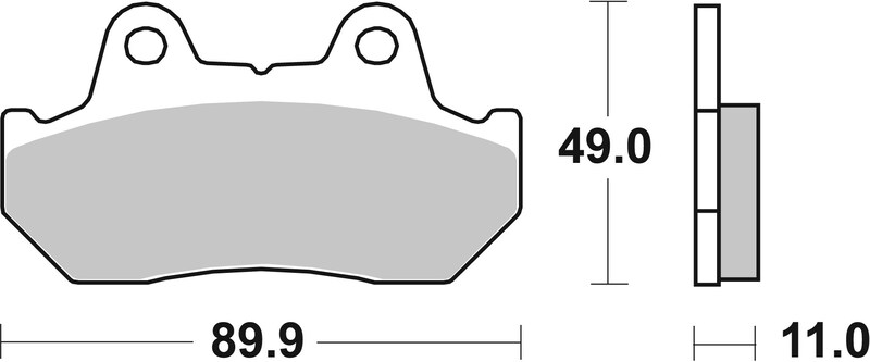 Plaquettes de Frein avant Brembo Route Métal Fritté pour Honda VF 750 C Shadow (1993) - 07HO10.SA