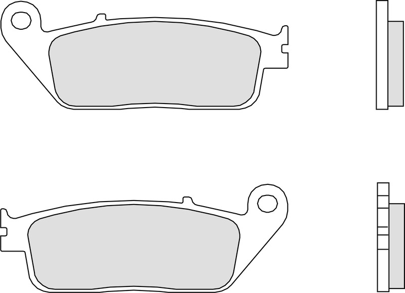 Plaquettes de Frein Arrière Brembo Métal Fritté pour Indian Springfield (16-22) - 07HO31SP