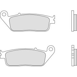 Plaquettes de Frein Arrière Brembo Métal Fritté pour Indian Chief Vintage (14-19) - 07HO31SP