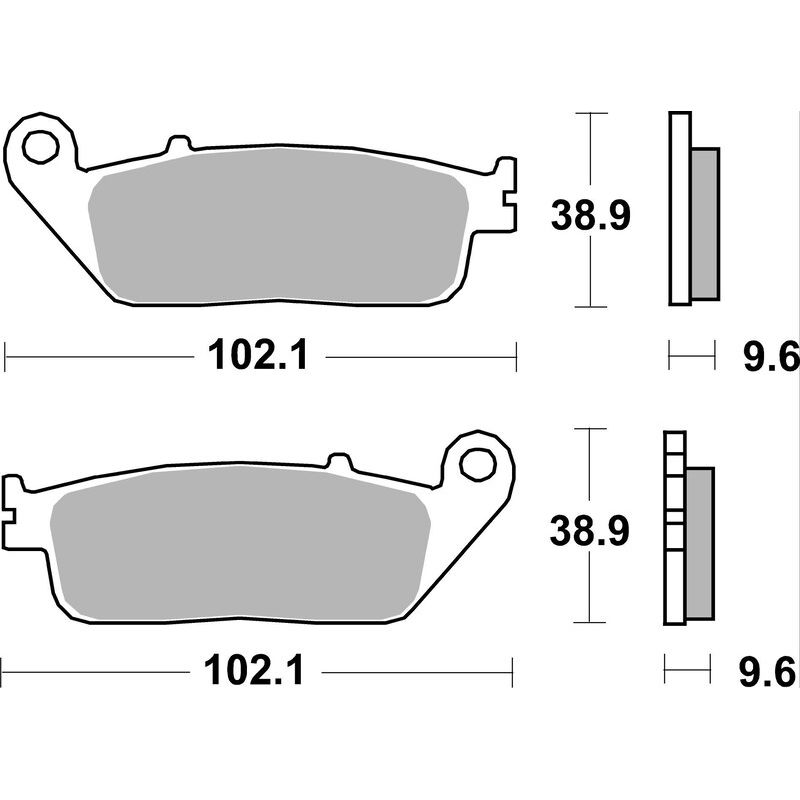 Plaquettes de Frein avant Brembo Route Métal Fritté pour Honda CTX 700 (2014) - 07HO41.SA Plaquettes de Frein avant Brembo Route Métal Fritté pour Honda CTX 700 (2014) - 07HO41.SA