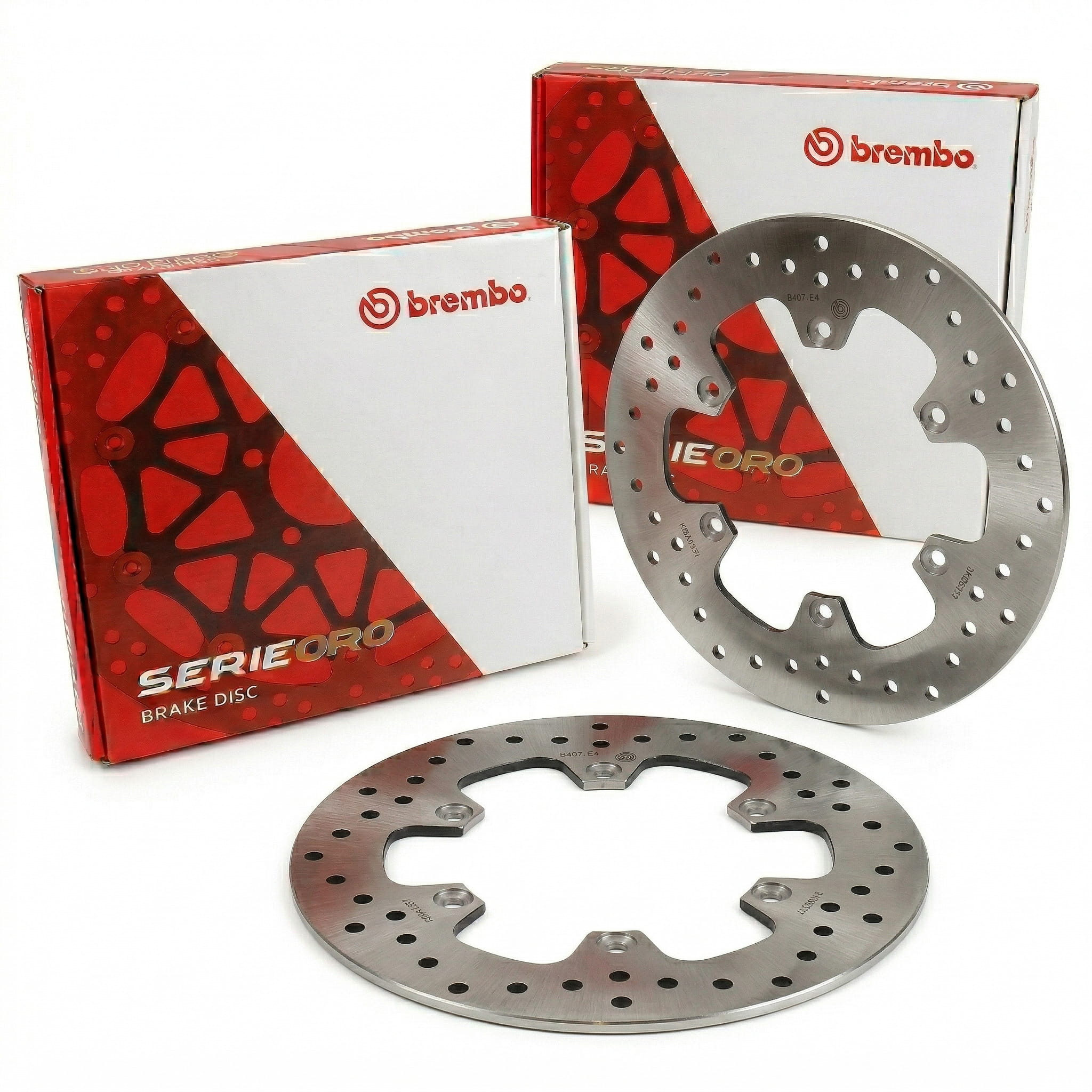 Paire de Disques de Frein avant fixe Brembo pour Yamaha XV 750 Virago (92-93) - 68B407E4