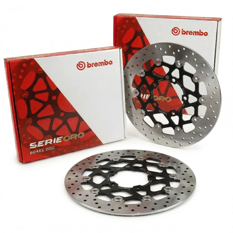 Paire de Disques de Frein avant flottant Brembo pour MV Agusta F4 1000 Tamburini (04-08) - 78B40893 Paire de Disques de Frein avant flottant Brembo pour MV Agusta F4 1000 Tamburini (04-08) - 78B40893
