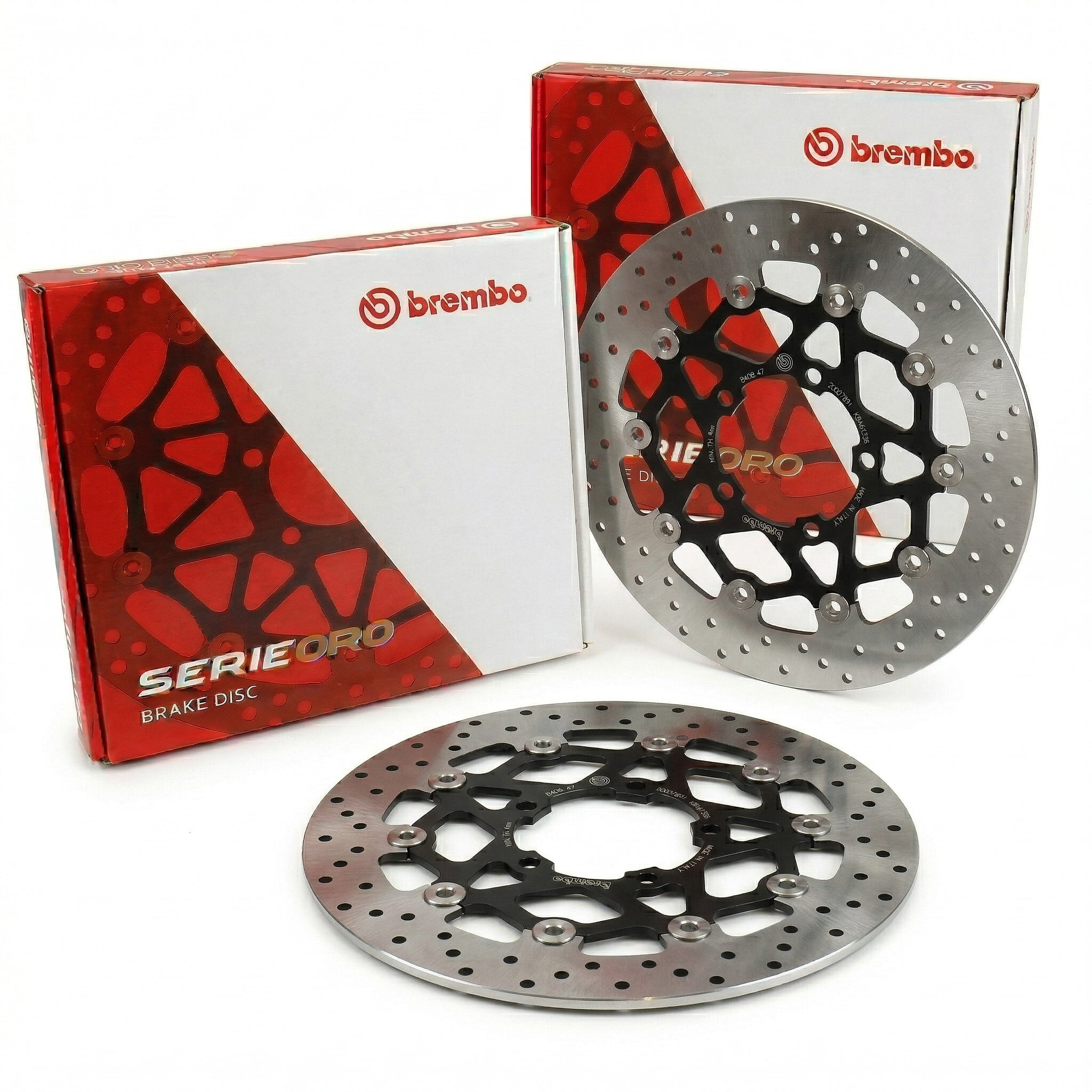 Paire de Disques de Frein avant flottant Brembo pour MV Agusta F4 1000 Tamburini (04-08) - 78B40893