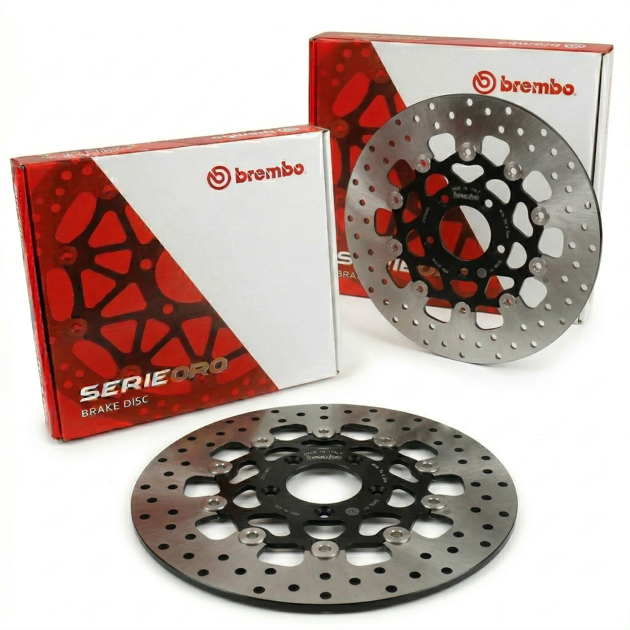 Paire de Disques de Frein avant flottant Brembo pour Harley Davidson FLHR 1450 Electra Glida Road King (1999) - 78B40822