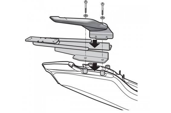 Support Top Case Shad Honda CTX700 (14-18) Support Top Case Shad Honda CTX700 (14-18)