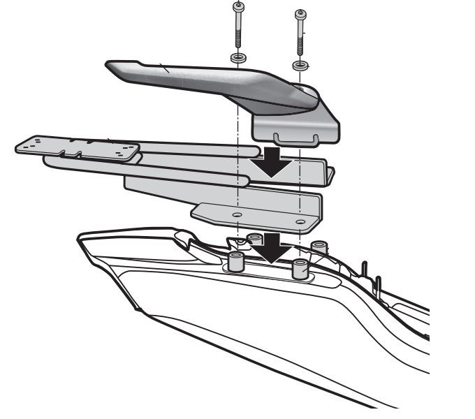 Support Top Case Shad Honda CTX700 (14-18)