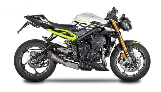 Ligne d'Échappement Spark Grid -O pour Triumph Street Triple 765 R / RS (23-24)