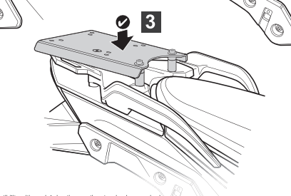 Support Top Case Shad KTM Adventure 1050 et 1190 (14-16) 1290 Super Adventure (14-20)