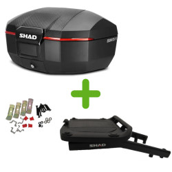 Pack Shad Top Case + Support pour Voge 650 DS / DSX (21-22)