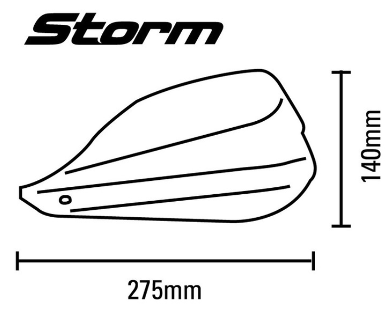 Protèges Mains Barkbusters Storm pour MT-03 (05-14)