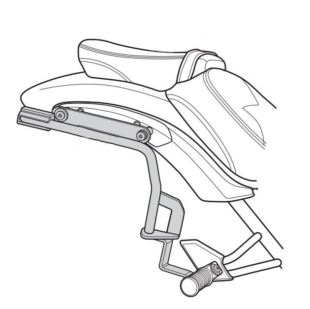Support de Valise Shad 3P System pour VULCAN S 650 (15-24)