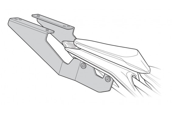 Support Top Case Shad pour KTM Duke 125, Duke 250, Duke 390 (17-21)