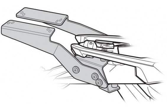 Support Top Case Shad pour X-ADV 750 (17-20) Modèle sans porte paquet origine