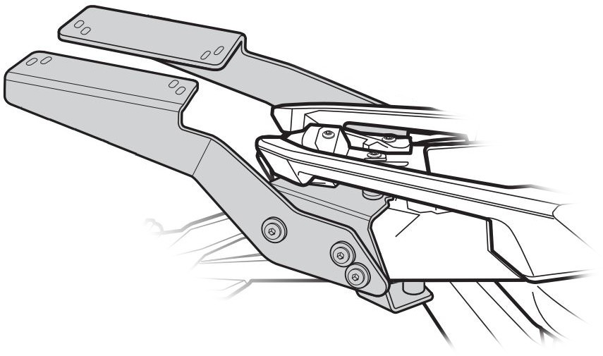 Support Top Case Shad pour X-ADV 750 (17-20) Modèle sans porte paquet origine