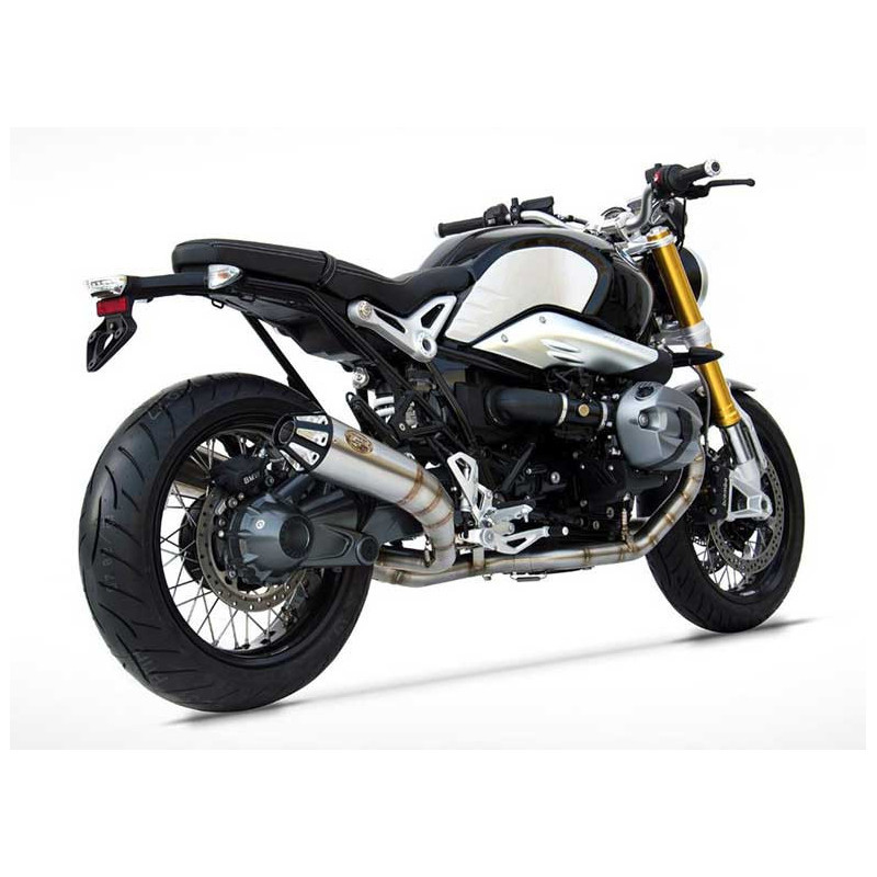 Silencieux Titane Noir Embout Aluminium Racing pour BMW 1200 R Nine T (15-20)