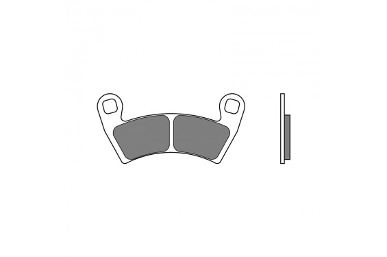 Plaquette de frein Arrière Brembo 07PO10 SD Plaquette de frein Arrière Brembo 07PO10 SD