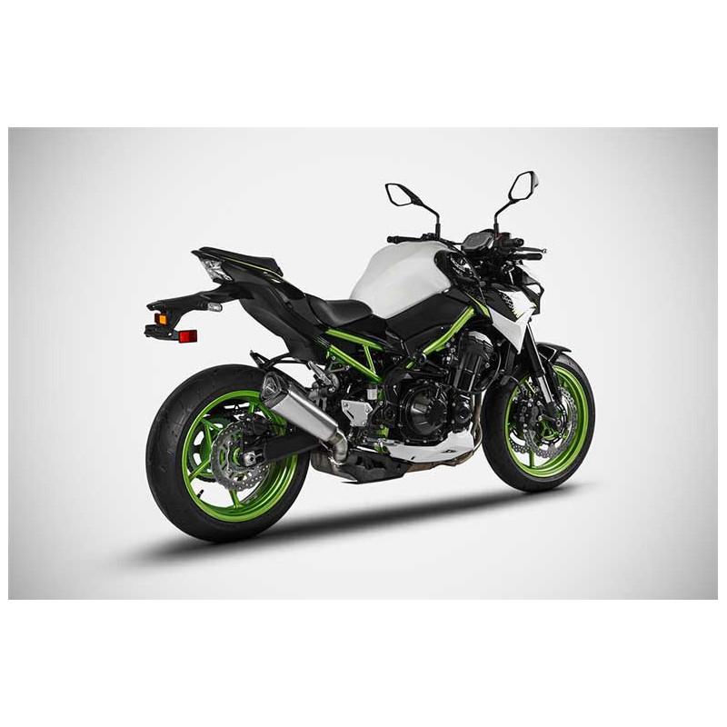Echappement Titane Embout Carbone pour Kawasaki Z900 (20-24)