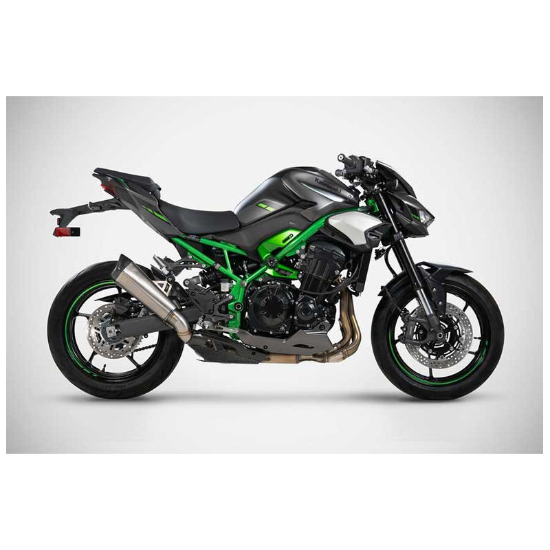 Silencieux Titane Embout Carbone pour Kawasaki Z 900 (25-26) Silencieux Titane Embout Carbone pour Kawasaki Z 900 (25-26)