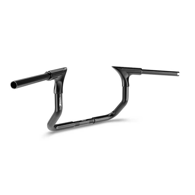 Guidon Eagle 12" Chrome Noir pour Harley-Davidson Touring