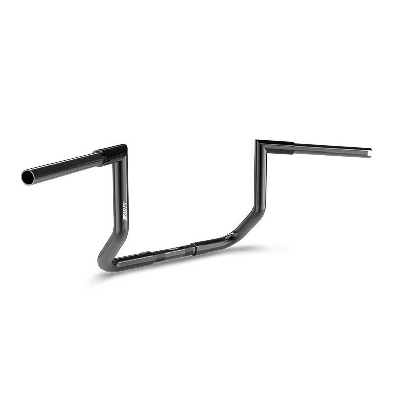 Guidon Bat 12" Chrome Noir pour Harley-Davidson Touring