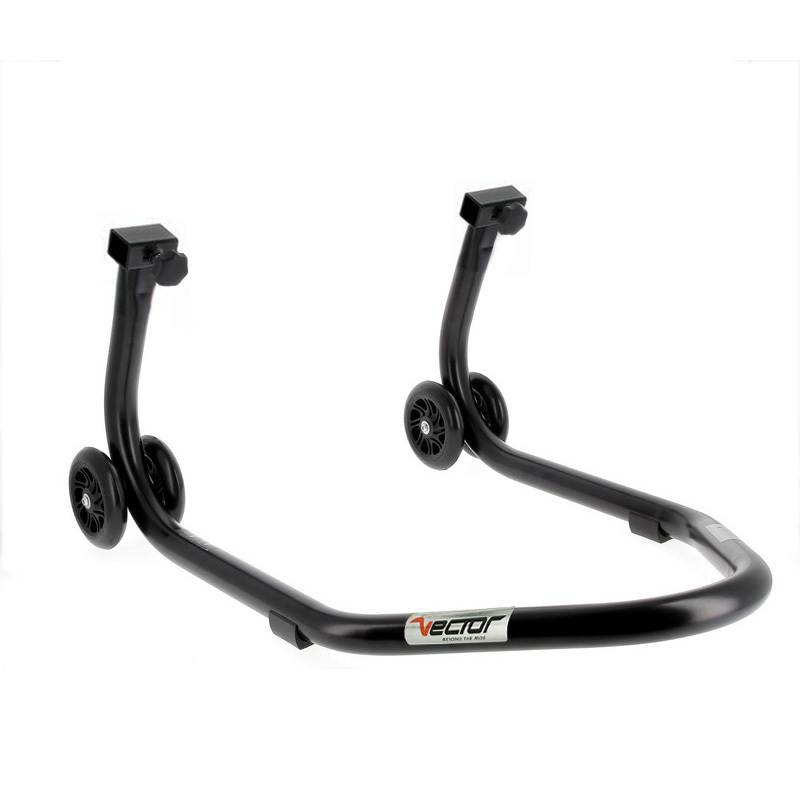 Bequille Arriere Universelle Noire Avec Supports V