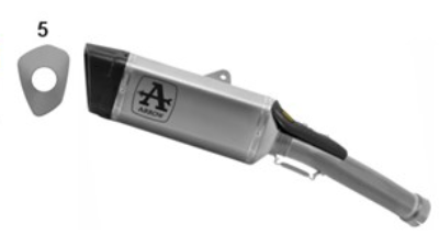 Silencieux Racing ARROW Pista pour Honda CBR 1000 RR-R (20-23)