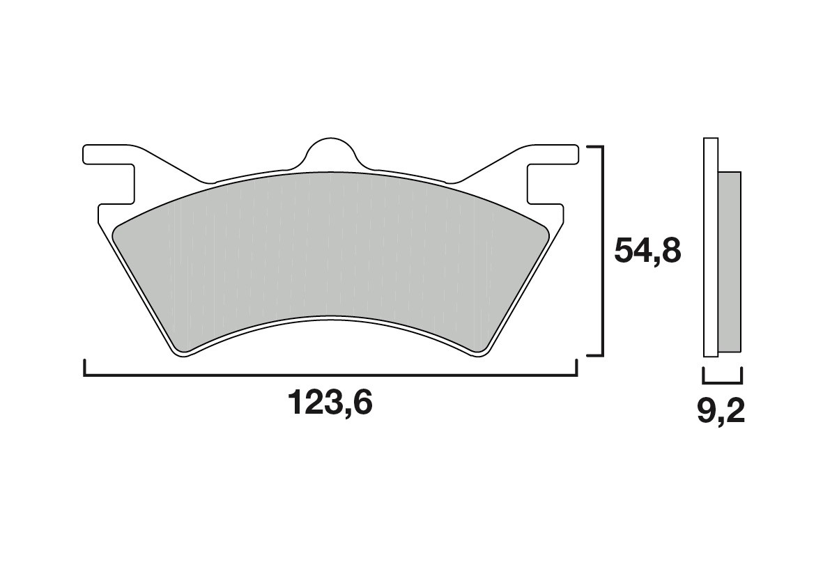 Plaquette de frein Arrière Brembo 07PO05 SX