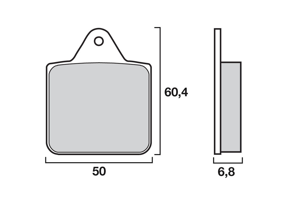 Plaquette de frein Avant Brembo 07PO08 SD