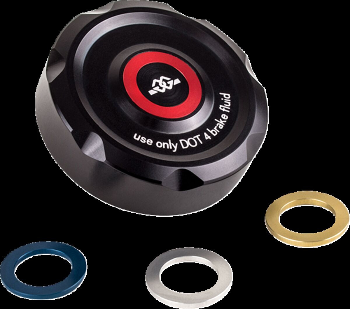 Couvercle de réservoir de maître-cylindre Gilles Tooling pour Kawasaki KLZ 1000 Versys SE (21-24)