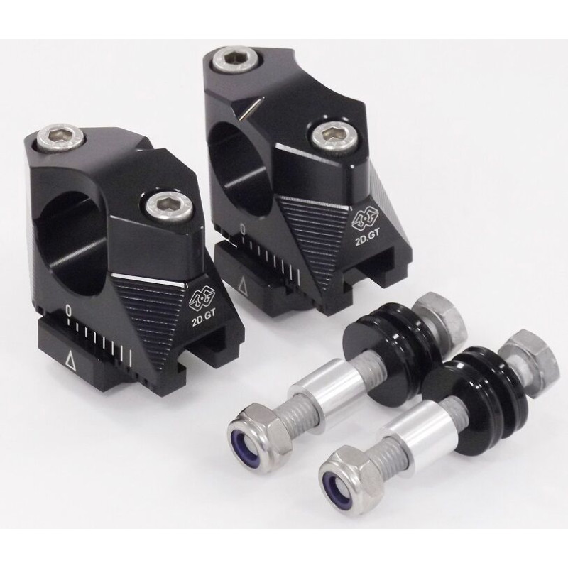 Rehausses de guidon 2D.GT Gilles Tooling pour Kawasaki Z 800 (13-16) Rehausses de guidon 2D.GT Gilles Tooling pour Kawasaki Z 800 (13-16)