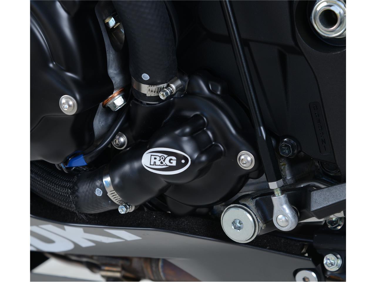 Couvre Carter de Pompe à Eau R&G pour Suzuki GSX-R 1000 (17-20) - ECC0230BK