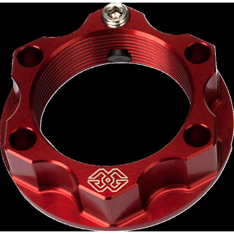 Écrou de té de fourche supérieur Rouge Gilles Tooling pour Suzuki GSX-R 1000 R (17-21) Écrou de té de fourche supérieur Rouge Gilles Tooling pour Suzuki GSX-R 1000 R (17-21)