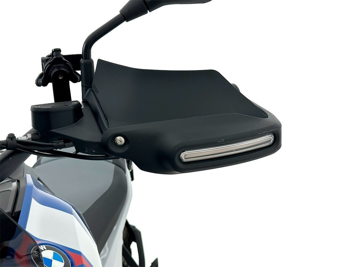 Kit d’Extension pour Protège-Mains Noir Mat WRS pour BMW R 1300 GS (23-26) - BM098NO