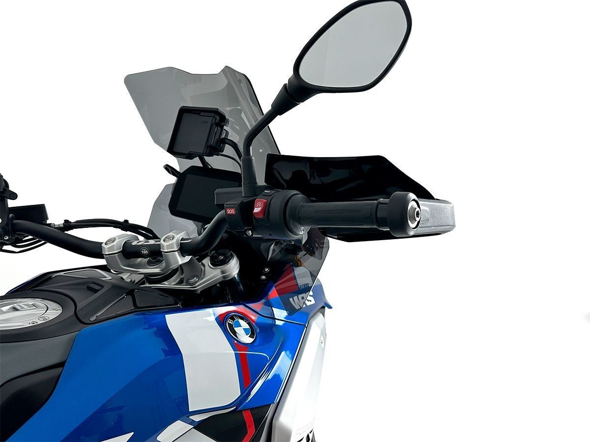 Kit d’Extension pour Protège-Mains Noir Mat WRS pour BMW R 1300 GS (23-26) - BM098NO