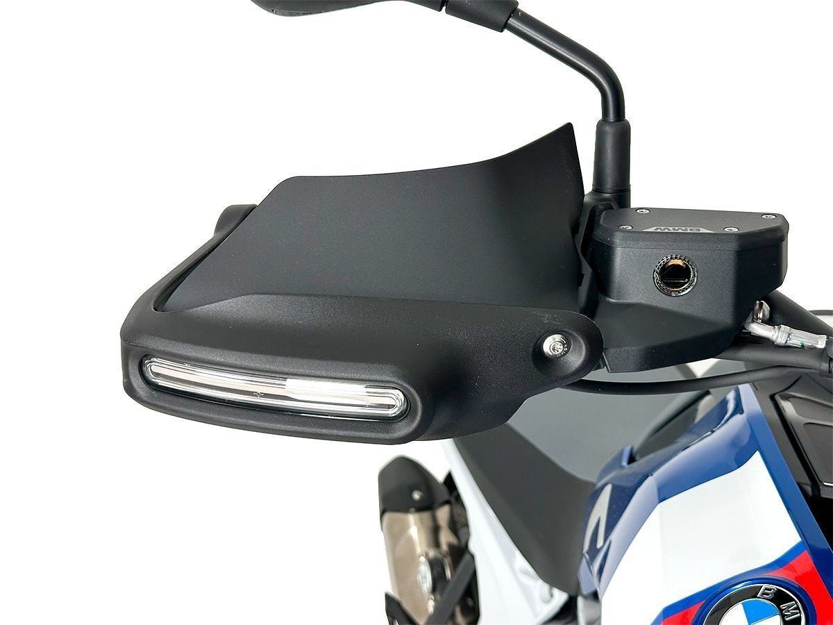 Kit d’Extension pour Protège-Mains Noir Mat WRS pour BMW R 1300 GS Adventure (24-26) - BM098NO