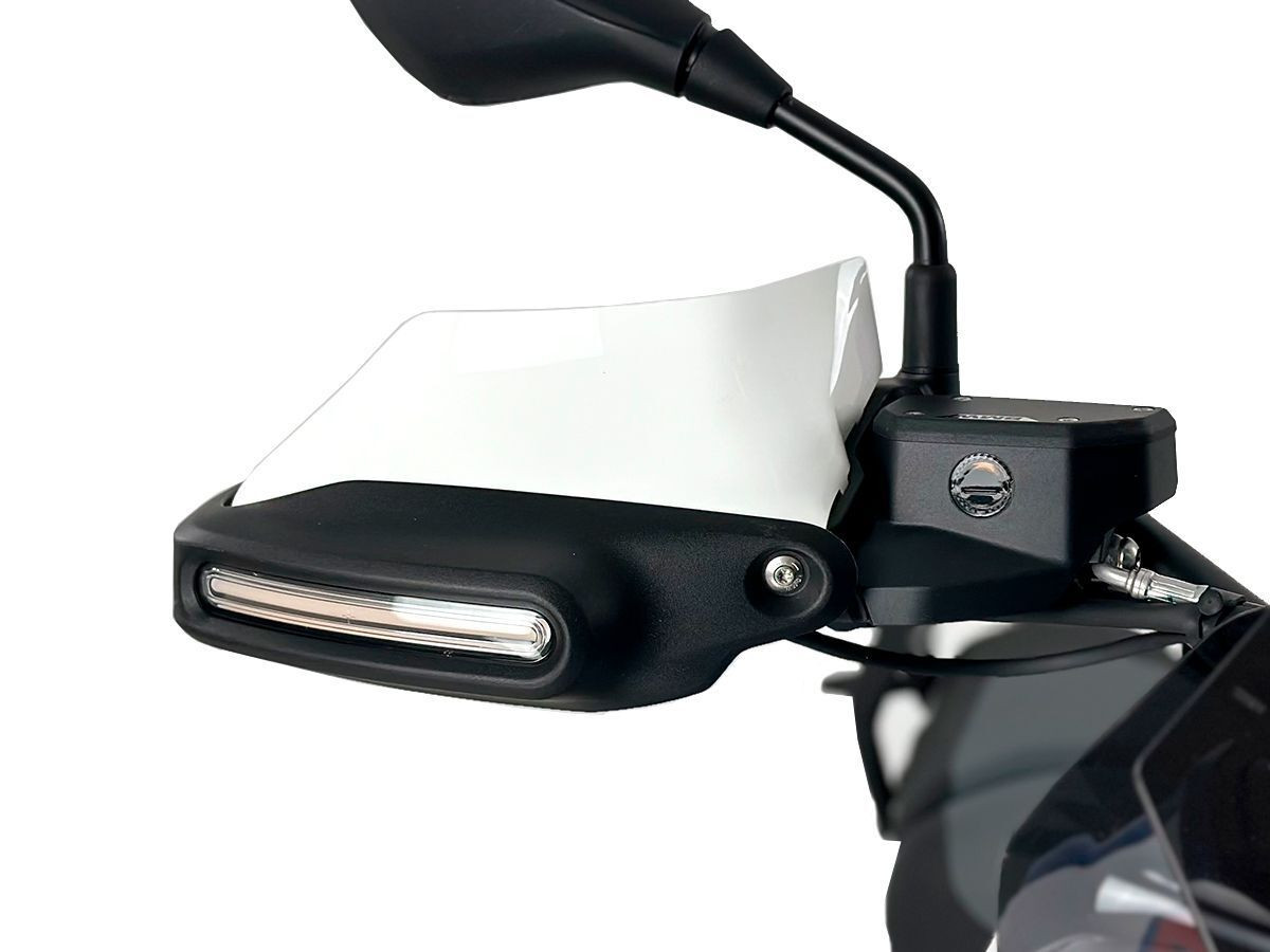 Kit d’Extension pour Protège-Mains Blanc WRS pour BMW R 1300 GS (23-26) - BM098BI