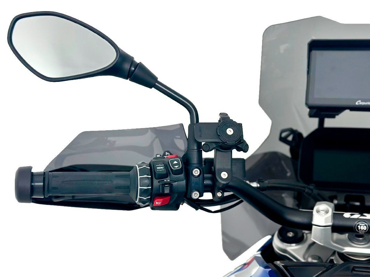 Kit d’Extension pour Protège-Mains Fumé Foncé WRS pour BMW R 1300 GS Adventure (24-26) - BM098FS