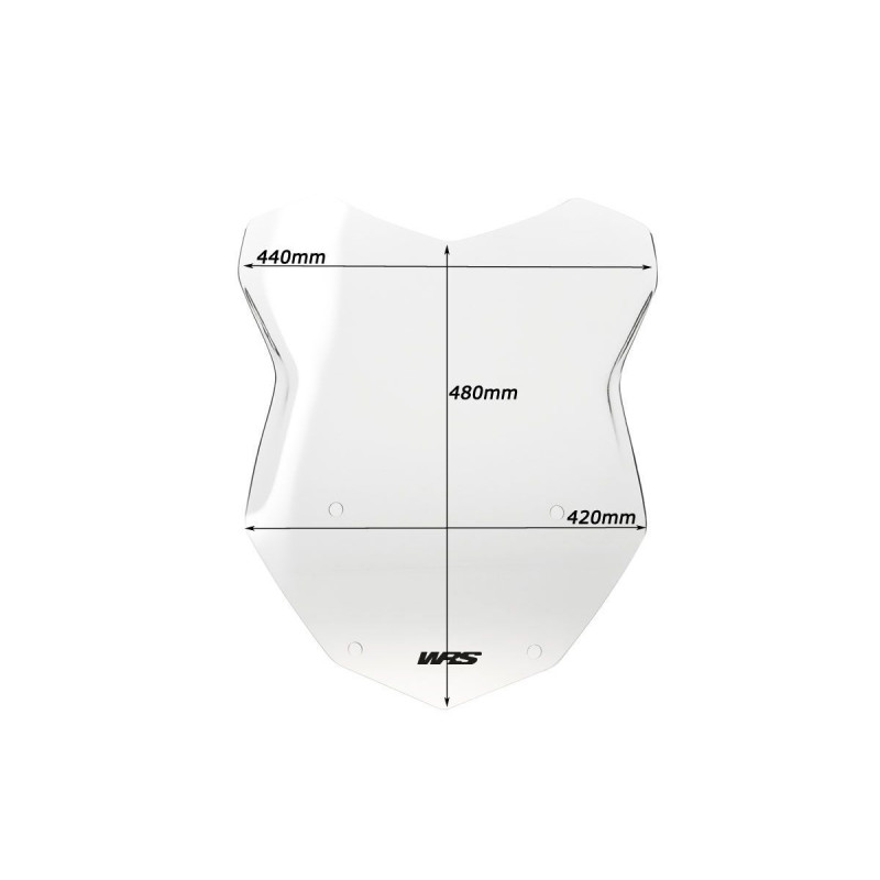 Pare-Brise Intermedio Claire WRS pour BMW R 1200 GS (13-19) - BM009T Pare-Brise Intermedio Claire WRS pour BMW R 1200 GS (13-19) - BM009T