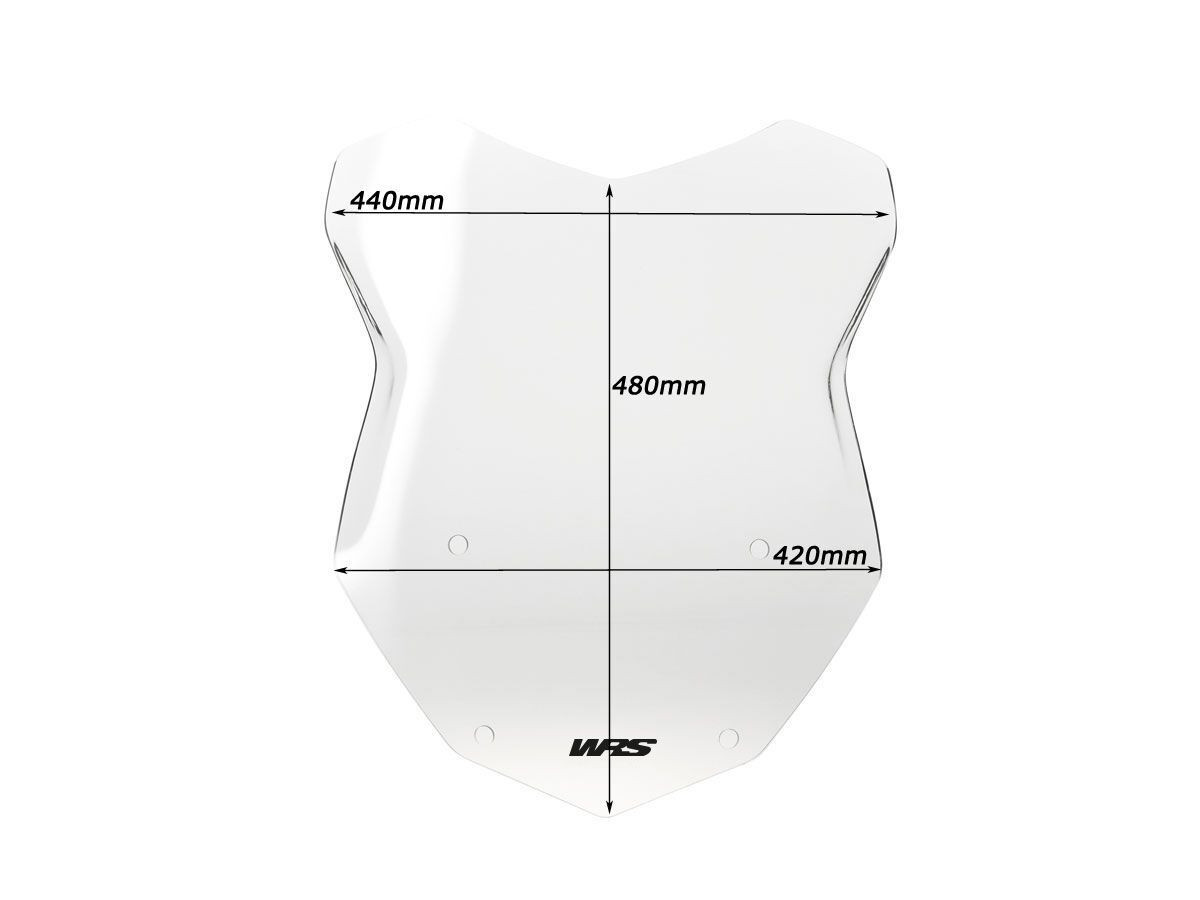 Pare-Brise Intermedio Claire WRS pour BMW R 1200 GS (13-19) - BM009T